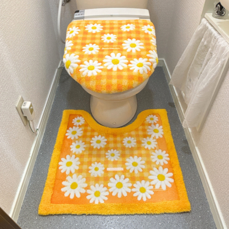 トイレマットありで悪い気が浄化される。