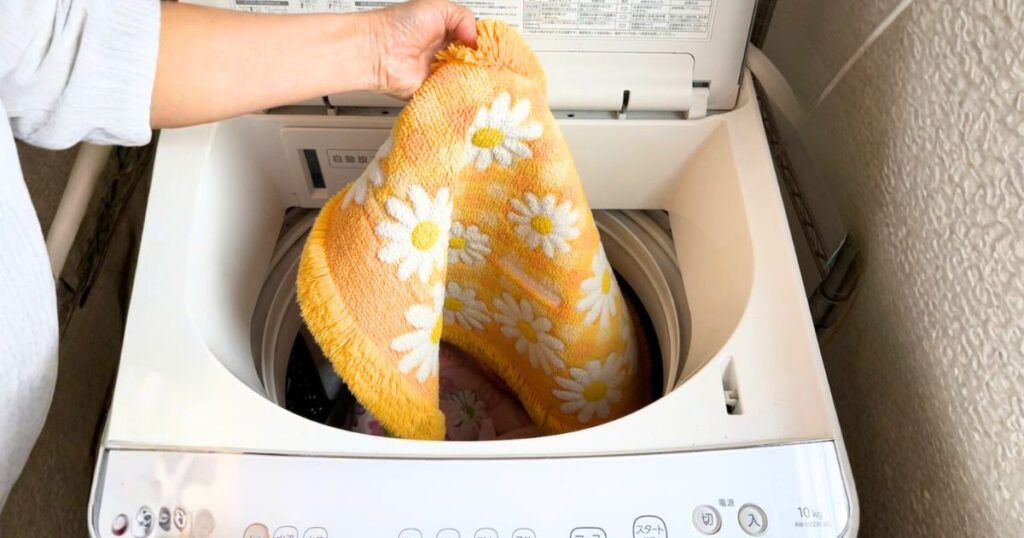 週1回を目安に洗うと清潔を保てます。