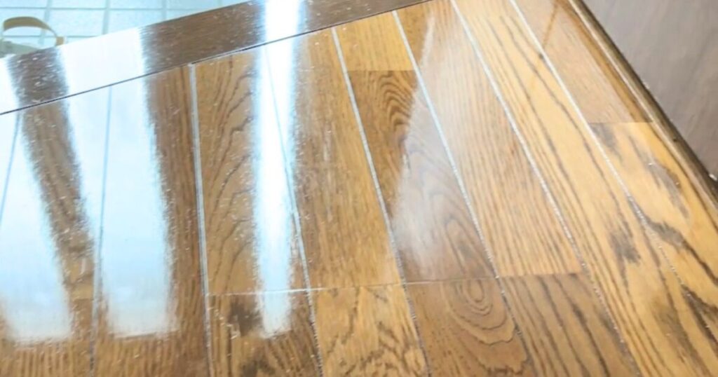 リフォーム会社の方からは「築27年とは思えないほどきれいですね」とうれしい言葉をいただいた築27年のフローリング