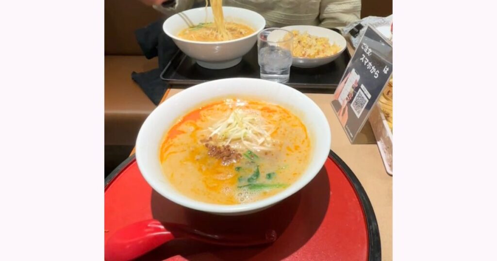 住宅展示場の見学後に夫婦で食べたラーメン